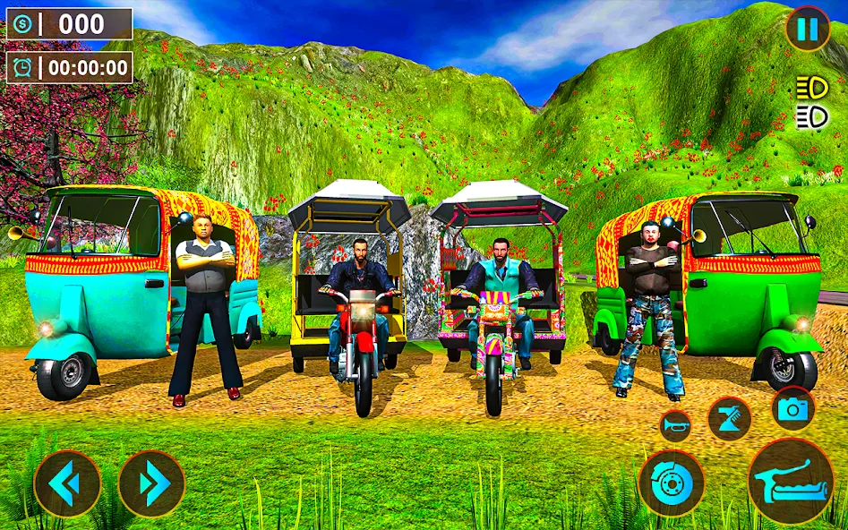 Скачать Tuk Tuk Offroad Auto Rickshaw на Android — Много денег — скриншот 3