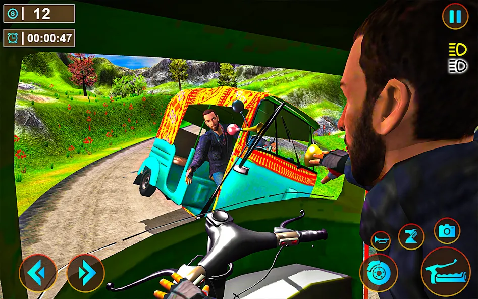 Скачать Tuk Tuk Offroad Auto Rickshaw на Android — Много денег — скриншот 4