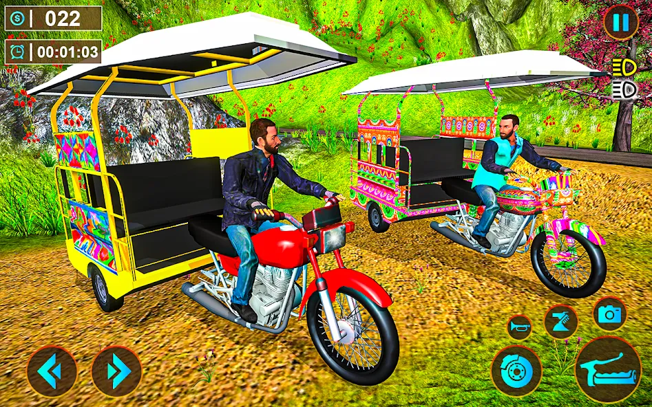 Скачать Tuk Tuk Offroad Auto Rickshaw на Android — Много денег — скриншот 5