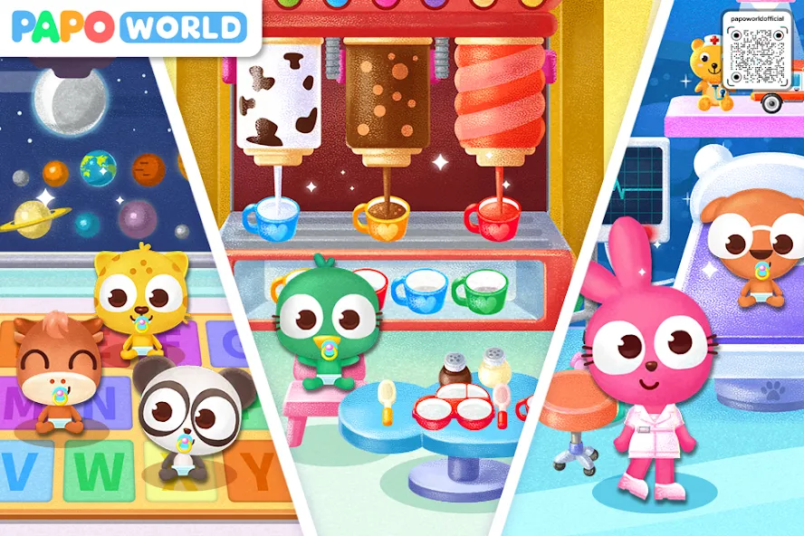 Скачать Papo Town Preschool MOD APK — Все открыто — скриншот 4