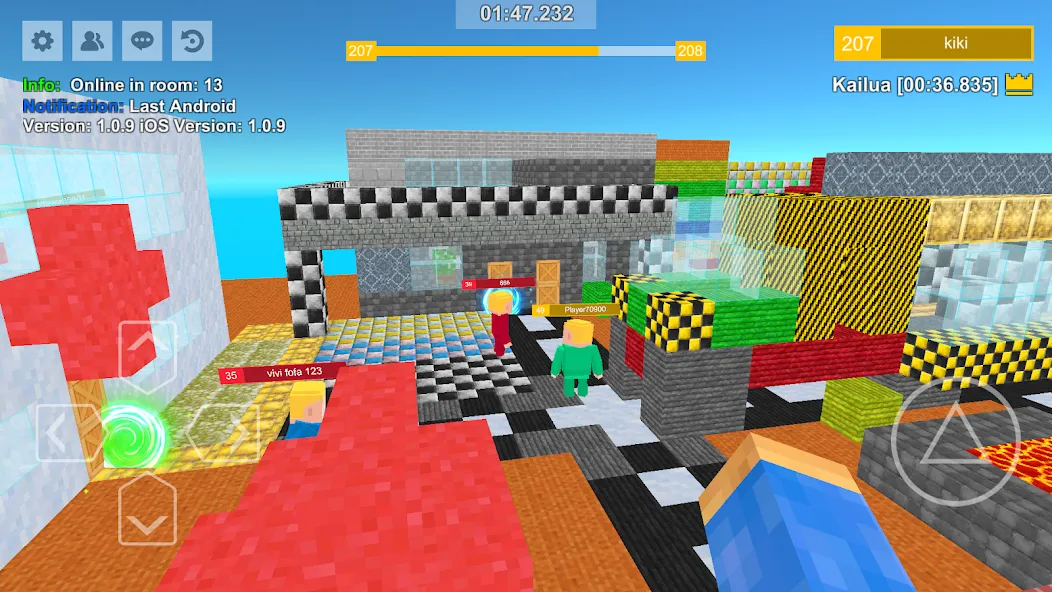 Скачать Parkour Craft: Online PvP Game (Мод: Много денег и бессмертие) на Андроид — скриншот 1 Скачать Parkour Craft: Online PvP Game (Мод: Много денег и бессмертие) на Андроид — скриншот 1