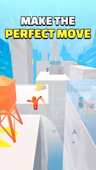 Скачать взломанную Parkour Race - FreeRun Game — Много денег — скриншот 1