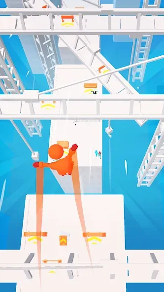 Скачать взломанную Parkour Race - FreeRun Game — Много денег — скриншот 5