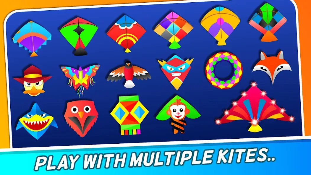 Indian Kite Flying 3D (Мод Много денег) — скриншот 1