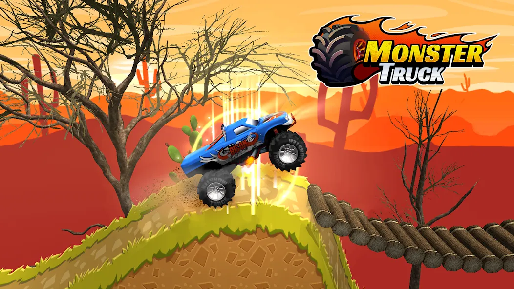 Monster truck: Extreme racing — Много денег и бесконечное нитро — скриншот 1