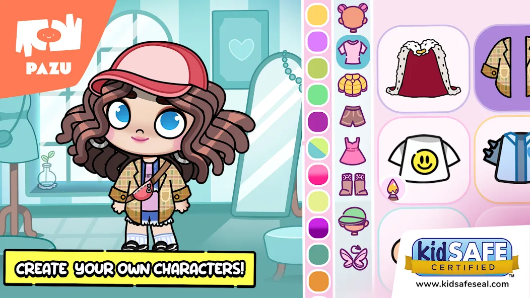Avatar Maker Dress up for kids — Взломанная версия (Все разблокировано) — скриншот 1