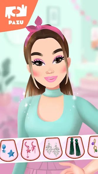 Скачать взломанную Makeup Girls: Dress up games — Всё открыто — скриншот 5