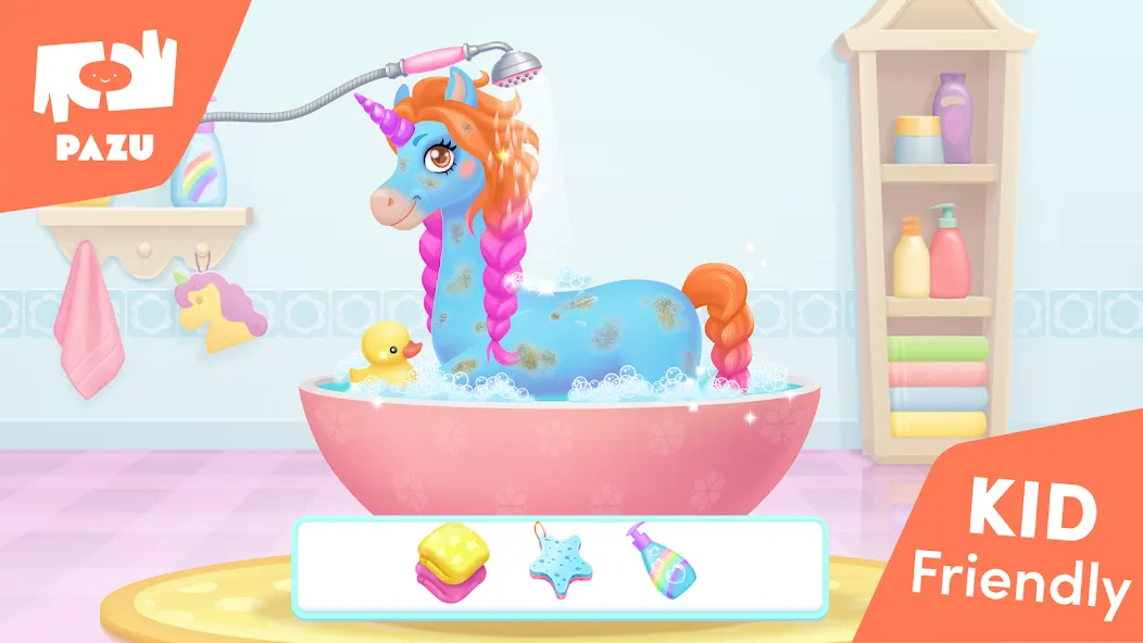 Скачать My Unicorn dress up for kids на Андроид — Всё открыто — скриншот 3