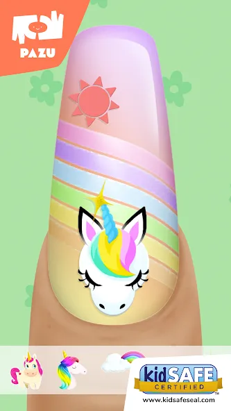 Girls Nail Salon - Kids Games MOD APK — Все открыто — скриншот 1
