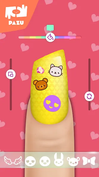 Girls Nail Salon - Kids Games MOD APK — Все открыто — скриншот 4
