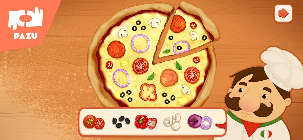 Pizza maker cooking games на Андроид — Много денег — скриншот 5