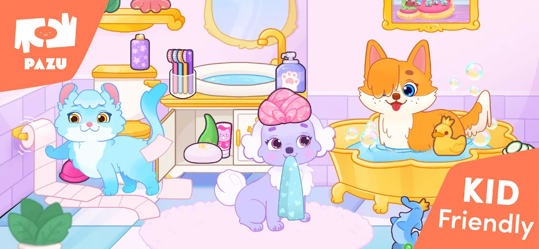 Princess Palace Pets World (Мод Много денег и всё разблокировано) — скриншот 2