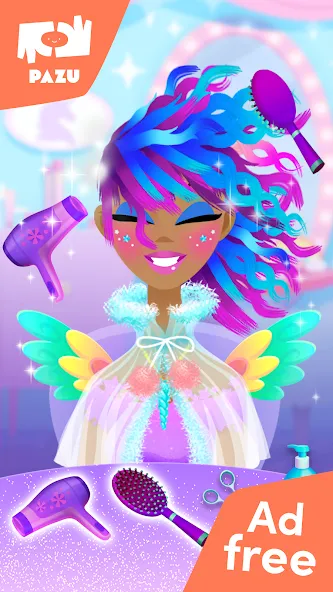 Скачать Girls Hair Salon Unicorn MOD APK — Много денег и без рекламы — скриншот 2 Скачать Girls Hair Salon Unicorn MOD APK — Много денег и без рекламы — скриншот 2