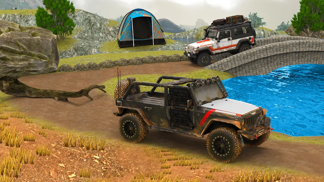 Offroad 4x4 Jeep Driving Game на Андроид — Много денег — скриншот 3
