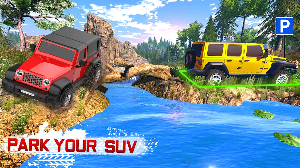Offroad 4x4 Jeep Driving Game на Андроид — Много денег — скриншот 4