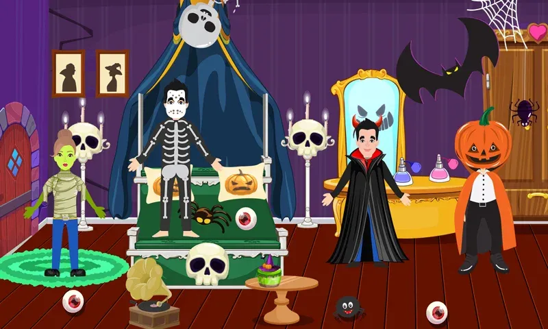 Pretend Play Halloween Party — Все открыто — скриншот 3