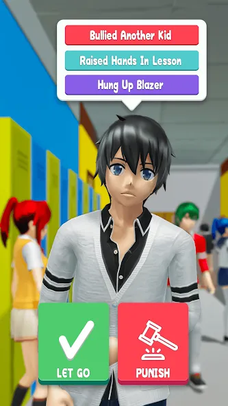 Anime School Teacher Simulator MOD APK на Android — Много денег — скриншот 1