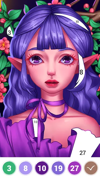 Art Coloring - Color by Number — Все открыто — скриншот 1
