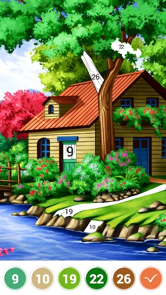 Art Coloring - Color by Number — Все открыто — скриншот 3