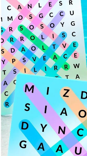 Wordscapes Search Mod APK Много подсказок — Скачать на Андроид — скриншот 1