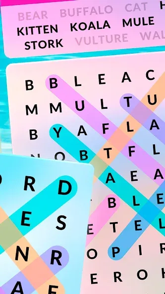 Wordscapes Search Mod APK Много подсказок — Скачать на Андроид — скриншот 2