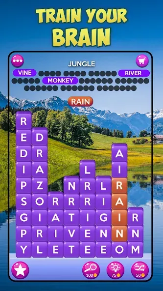 Скачать Word Stacks — Модификация Много денег — скриншот 3