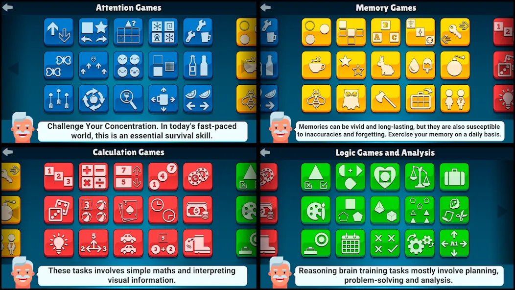 Neurobics: 60 Brain Games — Взломанная версия (Все открыто) — скриншот 2 Neurobics: 60 Brain Games — Взломанная версия (Все открыто) — скриншот 2