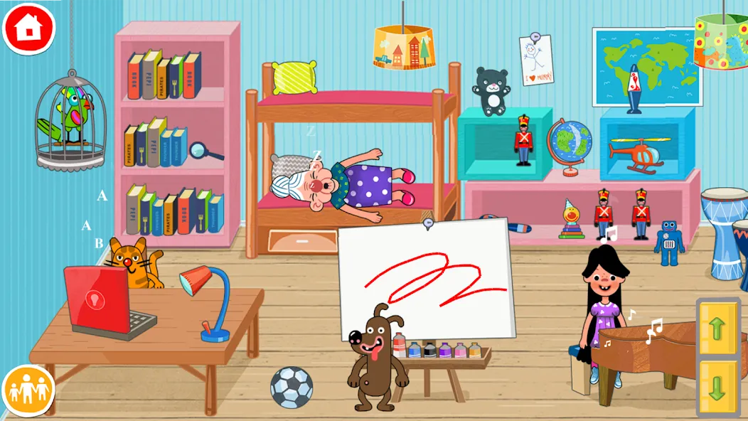 Pepi House: Happy Family на Андроид — Мод Все открыто — скриншот 4