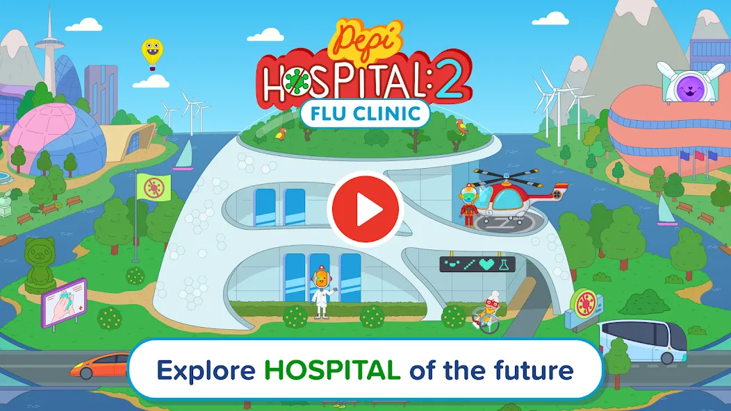 Pepi Hospital 2: Flu Clinic — Мод: Все открыто — скриншот 2 Pepi Hospital 2: Flu Clinic — Мод: Все открыто — скриншот 2