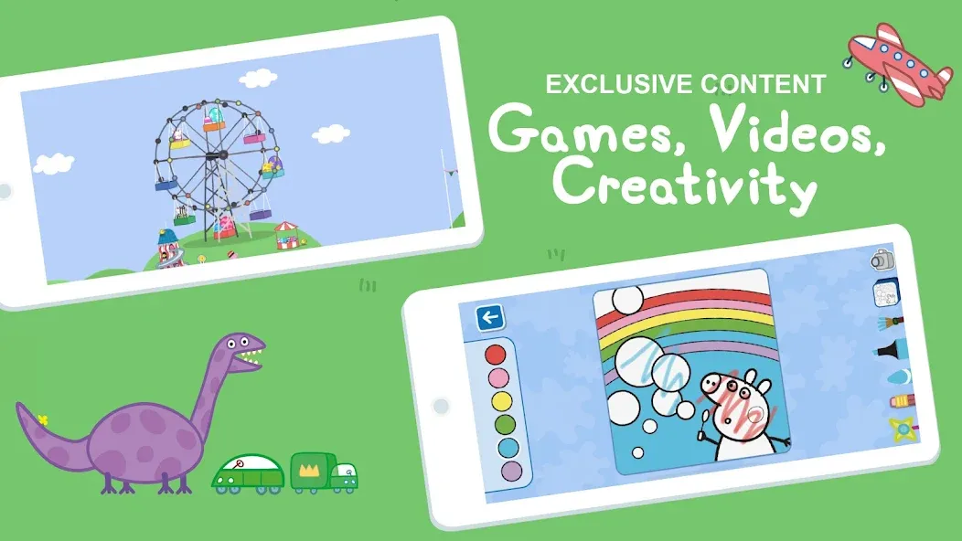 Скачать World of Peppa Pig: Kids Games с модом — Все открыто — скриншот 1 Скачать World of Peppa Pig: Kids Games с модом — Все открыто — скриншот 1
