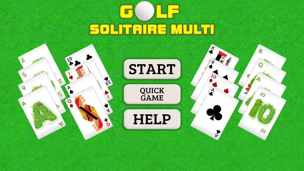 Golf Solitaire Multi CardsGame MOD APK на Android — Много денег — скриншот 1 Golf Solitaire Multi CardsGame MOD APK на Android — Много денег — скриншот 1