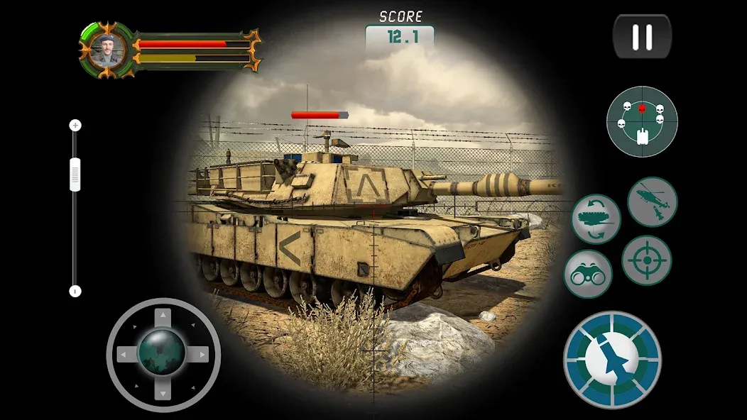 Army Tank Games Offline 3d — Мод: Много денег — скриншот 2