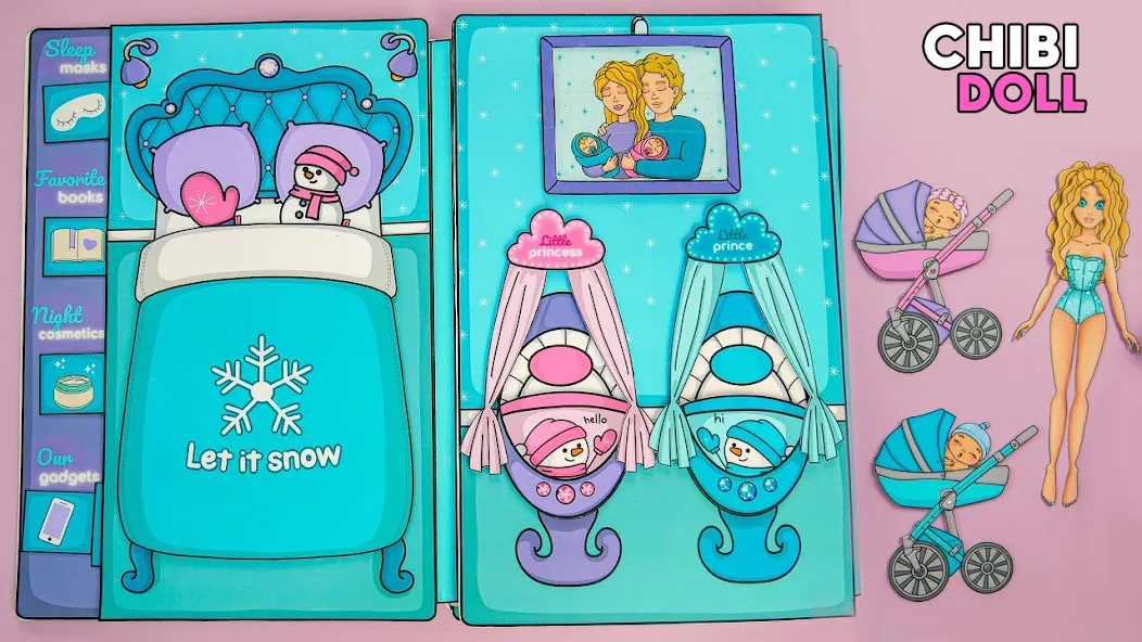 Chibi Dolls Dress Up Games — Взломанная версия (Все открыто) — скриншот 3