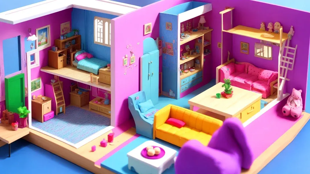 Взлом Doll House Design: Girl Games — Много денег и без рекламы — скриншот 4