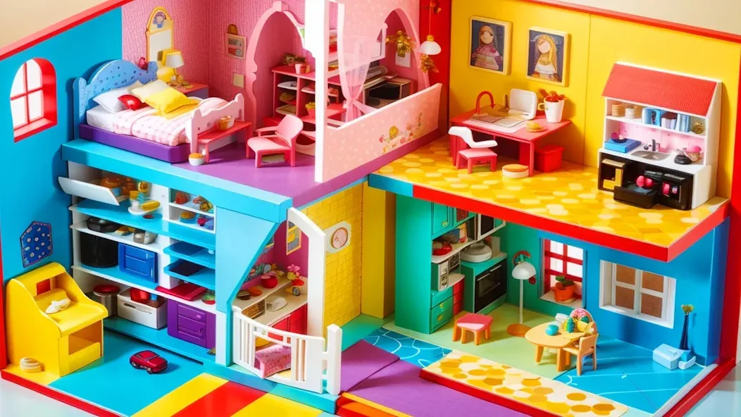 Взлом Doll House Design: Girl Games — Много денег и без рекламы — скриншот 5