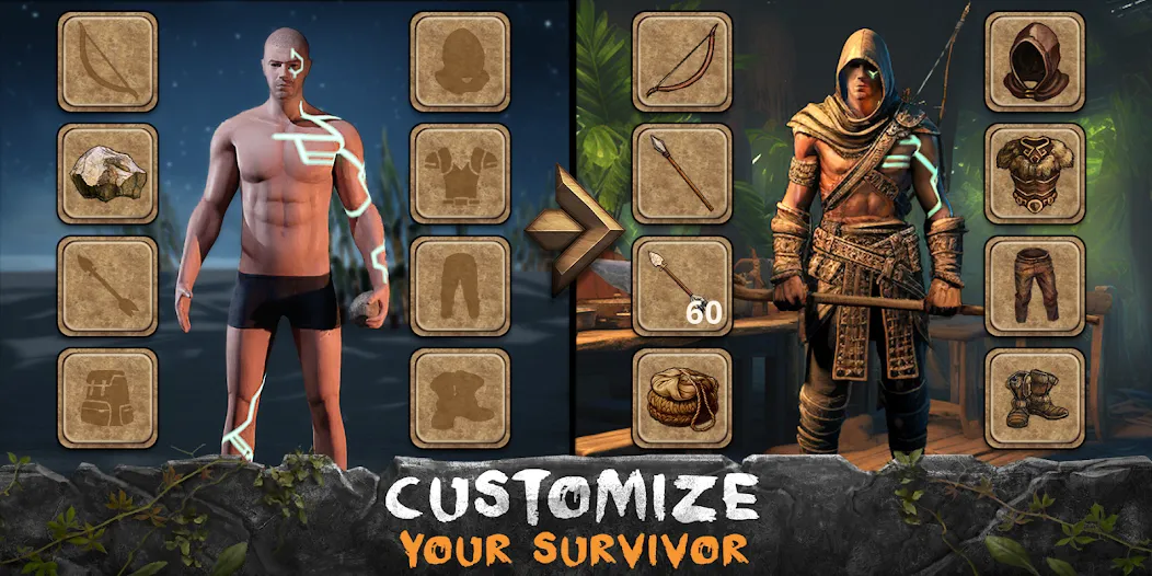 Survival Island: Evolve Pro — Взломанная версия (Много денег и бессмертие) — скриншот 5