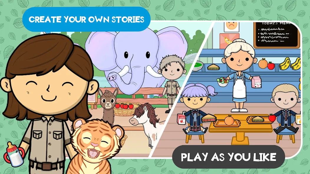 Lila's World:Create Play Learn — Взломанная версия (Все открыто) — скриншот 3 Lila's World:Create Play Learn — Взломанная версия (Все открыто) — скриншот 3