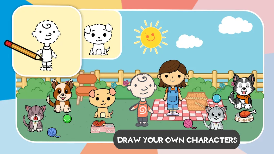 Lila's World:Create Play Learn — Взломанная версия (Все открыто) — скриншот 4 Lila's World:Create Play Learn — Взломанная версия (Все открыто) — скриншот 4