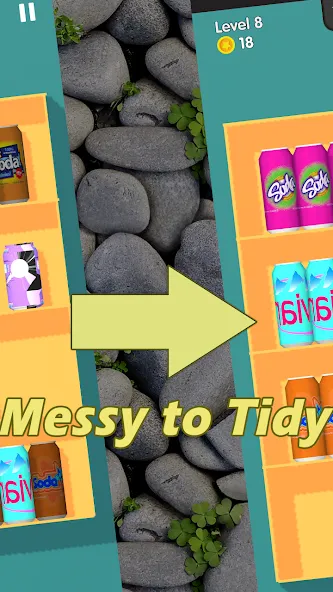 Скачать Tidy Box Match 3D на телефон — Много денег — скриншот 2