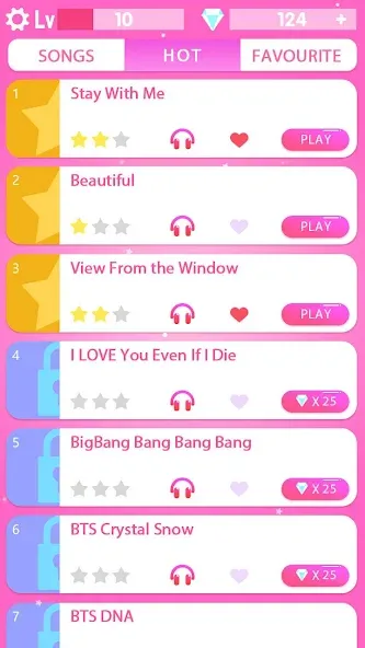 Скачать взлом Kpop Piano Game: Color Tiles на Андроид — Все открытые песни и без рекламы — скриншот 1