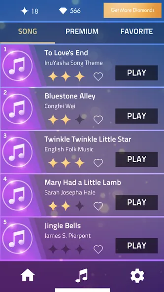 Скачать Piano Music Tiles Hot song MOD APK — Много денег и без рекламы — скриншот 3