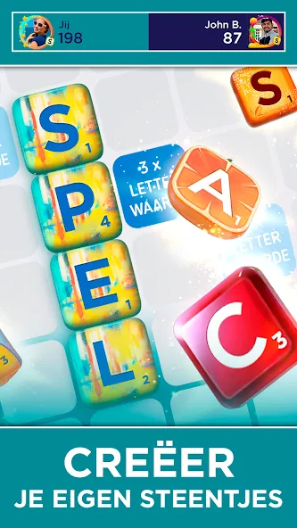 Взломанная Scrabble® GO - Woordspel на Андроид — Все словари открыты — скриншот 4 Взломанная Scrabble® GO - Woordspel на Андроид — Все словари открыты — скриншот 4