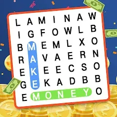 Make Money: Word Search на Андроид — Много денег