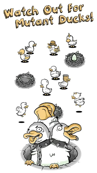 Clusterduck на Андроид — Много уток — скриншот 5
