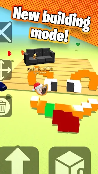 Candy Cat Mod APK Много денег и кристаллов — Скачать на Андроид — скриншот 1
