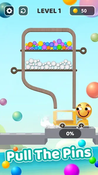 Pin Puzzle - Pull Pins Out — Все уровни открыты и без рекламы — скриншот 1