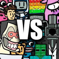 Скачать взлом Cartoon Battle на Андроид — Много денег