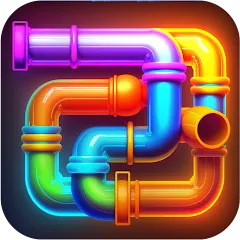 Скачать Pipe Puzzle Connect на Android — Все уровни открыты