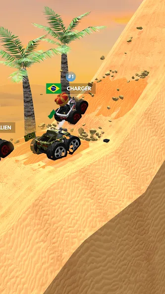 Rock Crawling: Racing Games 3D — Взломанная версия (Много денег) — скриншот 5