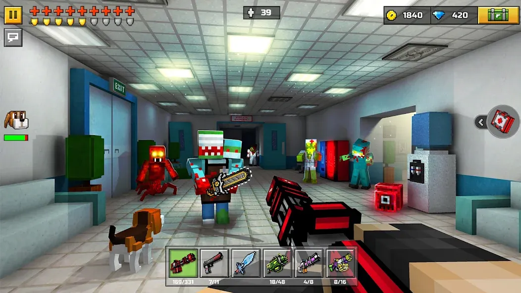 Скачать Pixel Gun 3D - FPS Shooter с модом — Много денег и патронов — скриншот 4